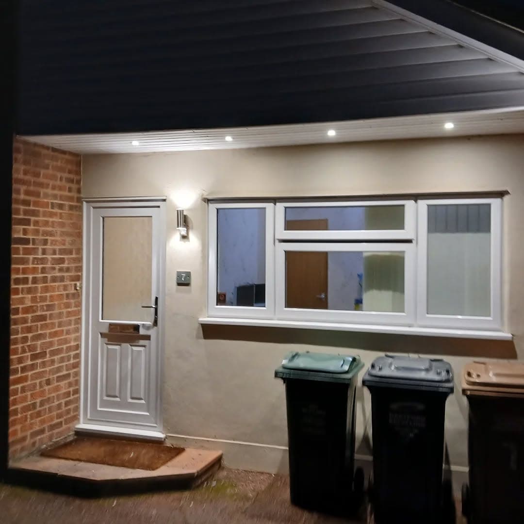 Bungalow Downlights and Porch Sensor